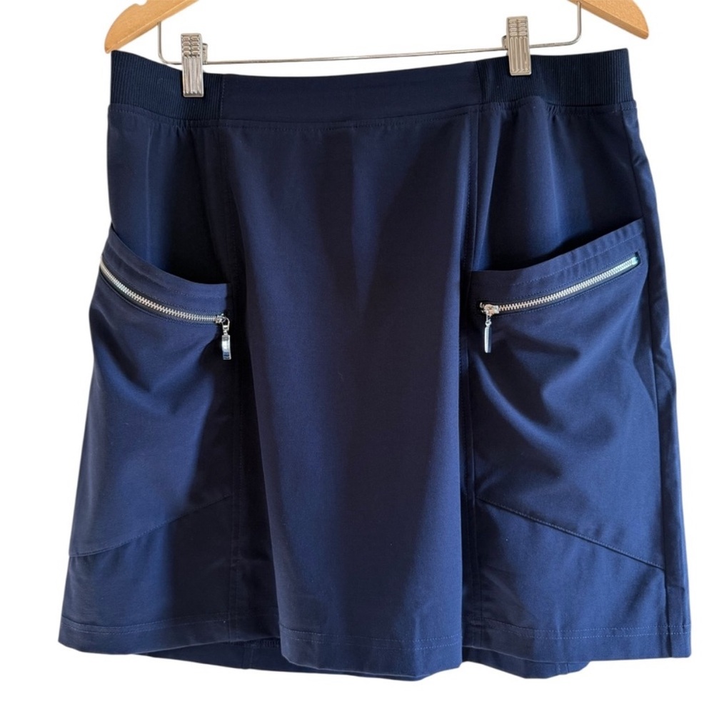 CHICOS Pull On Skort Navy Size 10